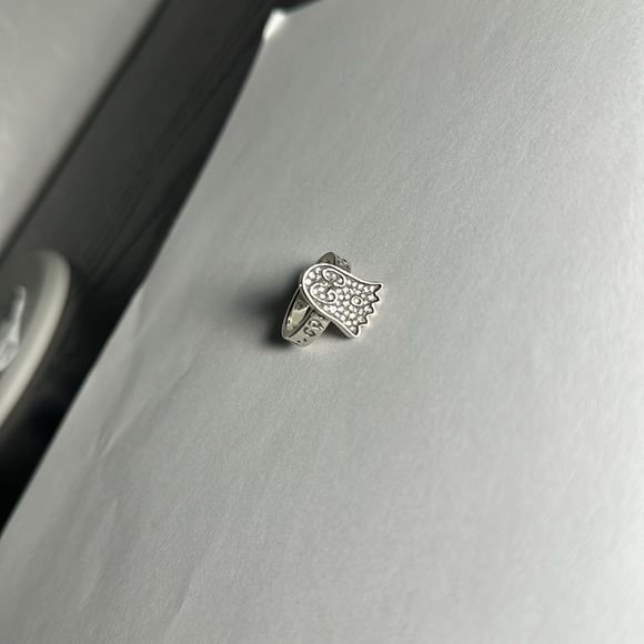 Gucci Silver & Diamond Ghost Charm Ring - Picture 2 of 6